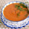 Maaltijdsoep: vegan koolrabi-tomatensoep met dille