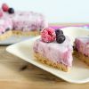 Vegan no bake cheesecake met Violife Creamy