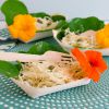 Fingerfood: witte koolsalade met Oost-Indische kers