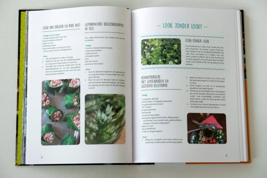 Ook proberen: sushi van daslook (boek: De Natuur op je Bord). wildplukken, boeken, tips, eetbare planten en bloemen zoeken