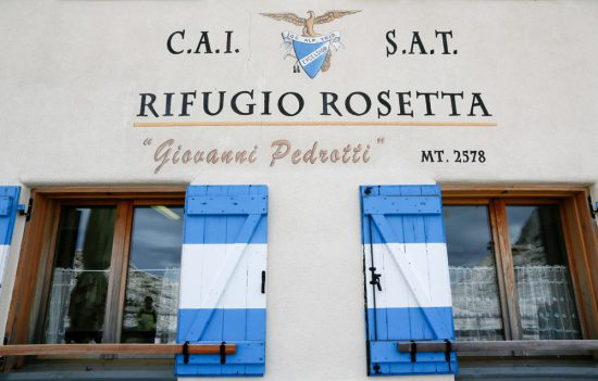 Refugio Rosetto op het Pale Plateau, Trentino, Italie, duurzaam reizen, rondreis Trentino, Italie, duurzame, groen, groene