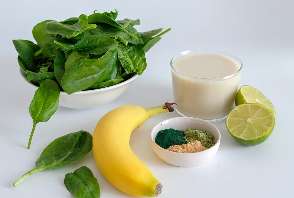 Recept: groene spinazie-banaan smoothie