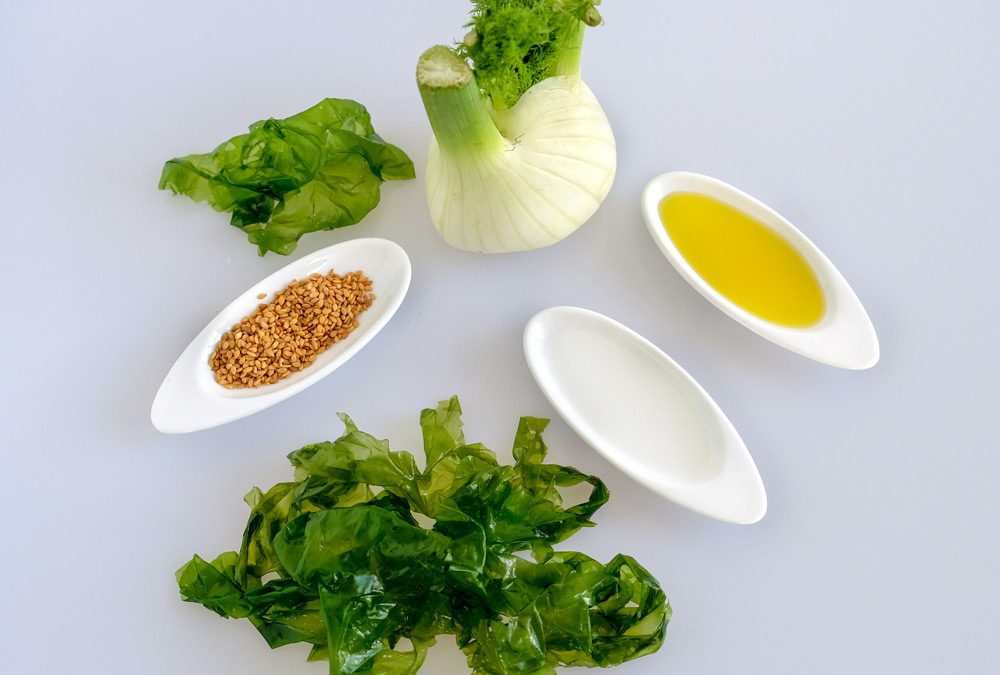 Recept met zeewier: zeesla-venkelsalade