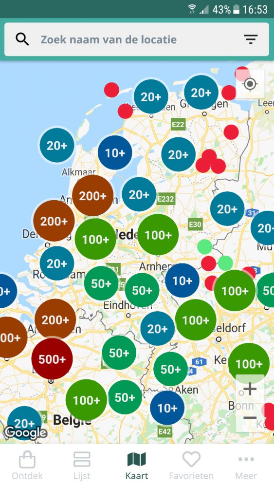 Waar je ook woont in Nederland, grote kans dat er een Too Good To Go deelnemer in de buurt zit