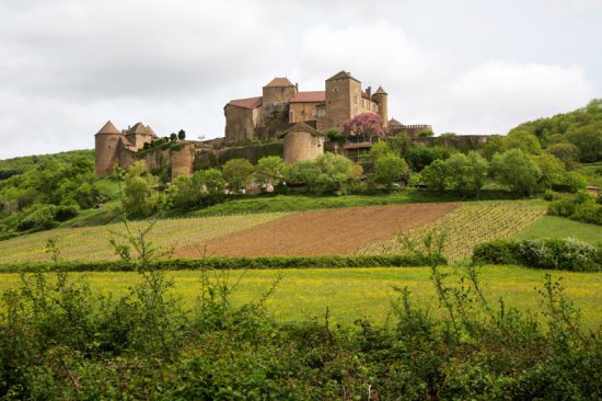 Fietsen langs wijndorpen en kastelen in de Bourgogne, Frankrijk, Fietsen in de Bourgonge, Frankrijk