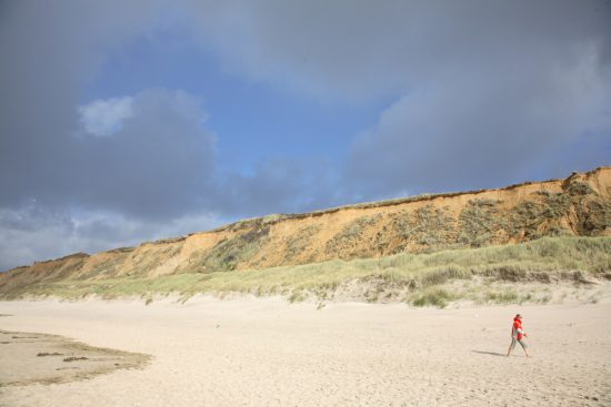 Op Sylt vind je bijna altijd wel een rustig stukje strand. Rondreis Duitse Wadden, waddeneilanden, Duitsland, waddenzee, Sylt