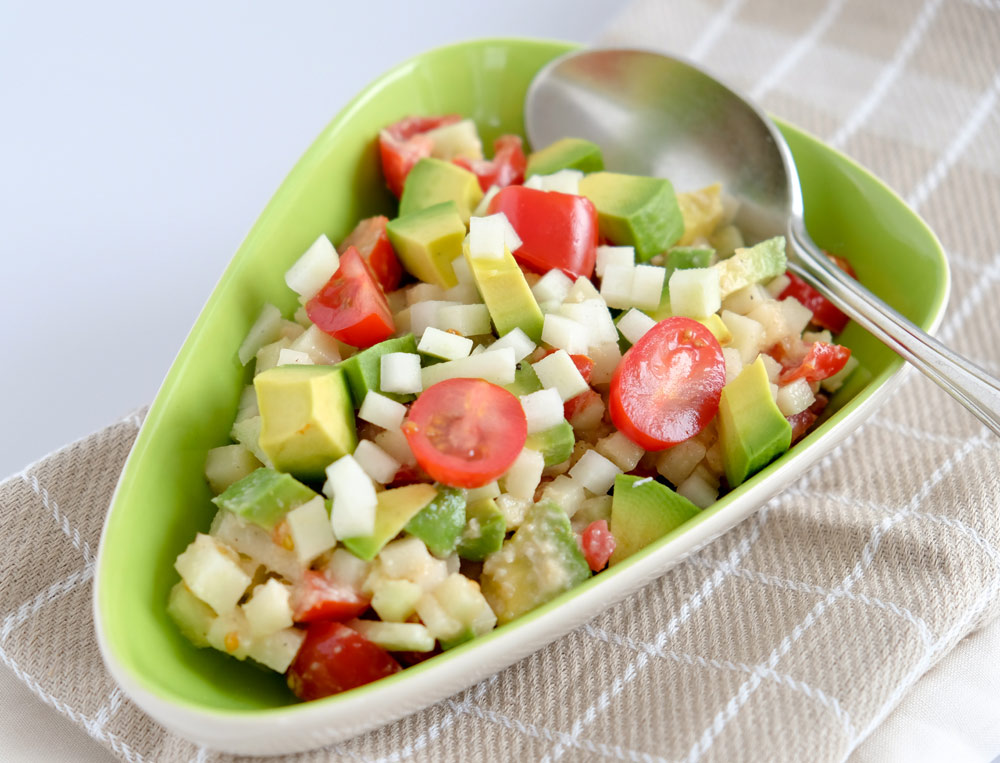 Recept: koolrabi-avocado zomersalade