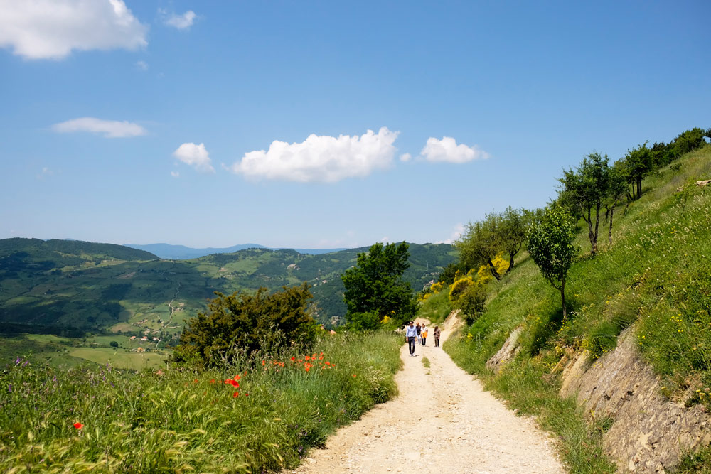 Wandelen door de Kleine Dolomieten van Lucarna. Rondreis Basilicata, Italie, langs Matera en ankele andere stadajes in de Kleine Dolomieten van Lucarna