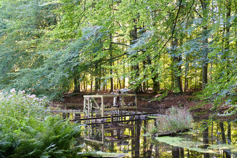 De komende jaren worden diverse schaalmodellen in het Waterloopbos gerestaureerd.. Wandelen in Flevoland