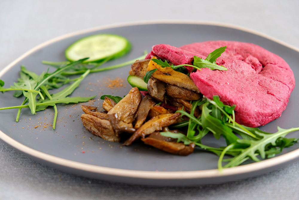 Lunchgerecht: Oesterzwam-gyros met pitabrood