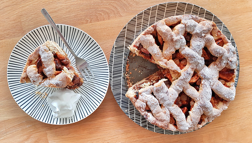 Appeltaart, homemade en volledig vegan