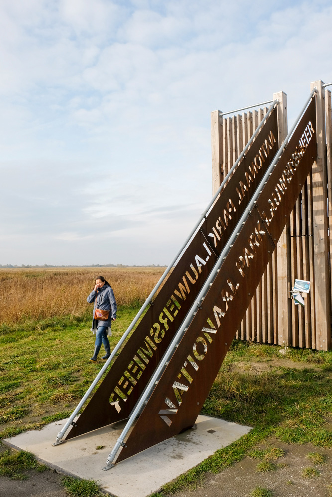 Vanaf deze toren kun je 's avonds sterren kijken. Waddenkust rondreis, Groningen, Friesland