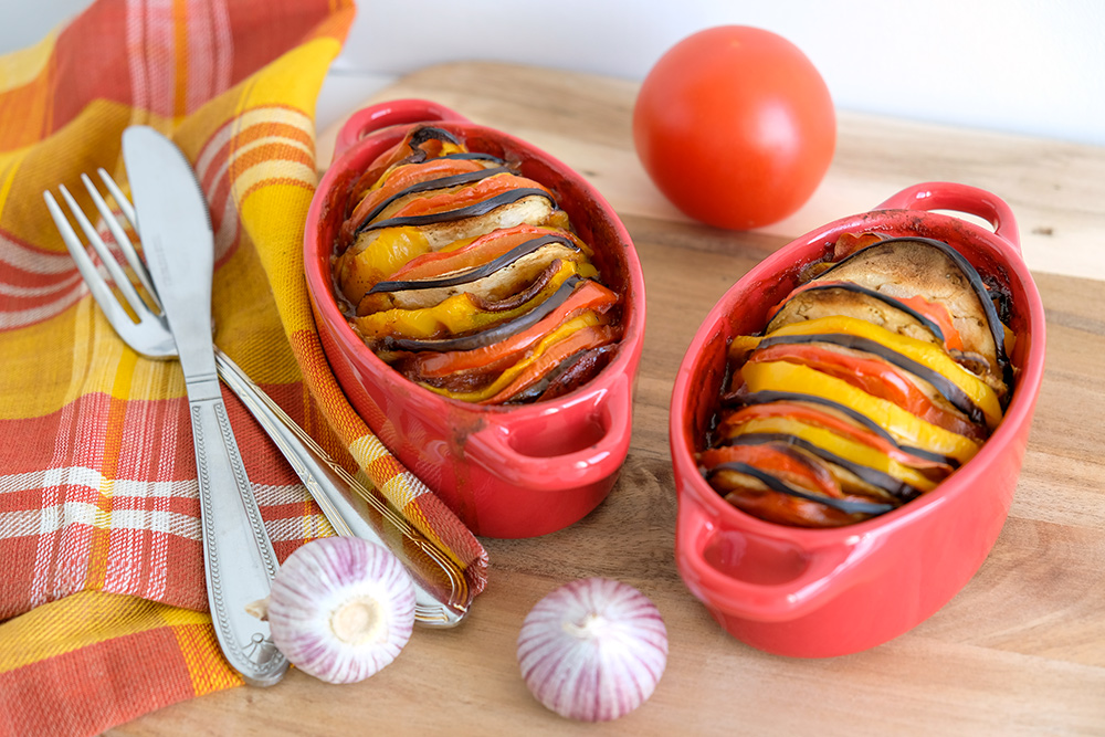 Ratatouille, gemengde groenten uit de oven