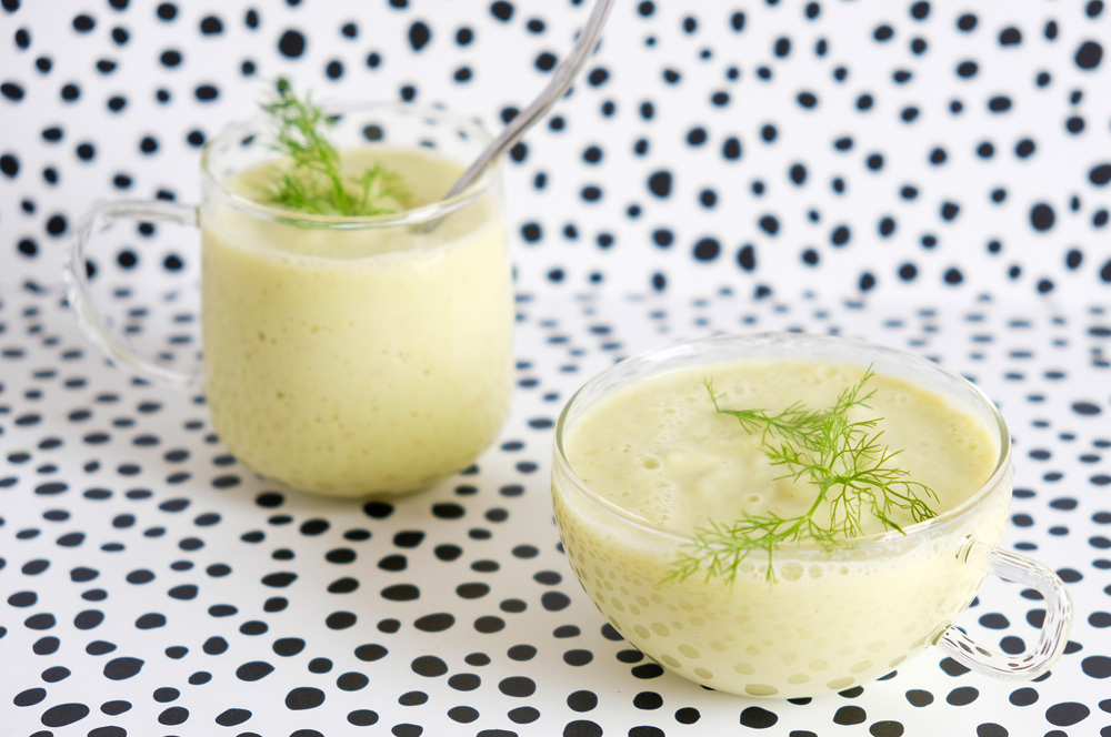 Deze venkel-komkommer smoothie doet het ook goed als mocktail