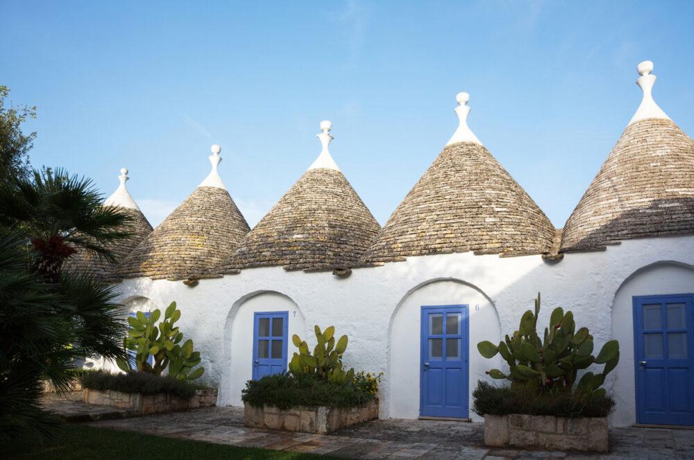 De kamers van hotel Villa Cenci. Puglia, Italie, rondreis door de hak